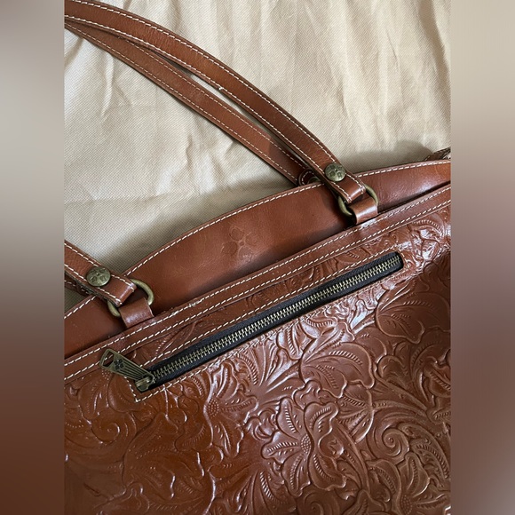 Patricia Nash Poppy Tote Cognac - Picture 6 of 12